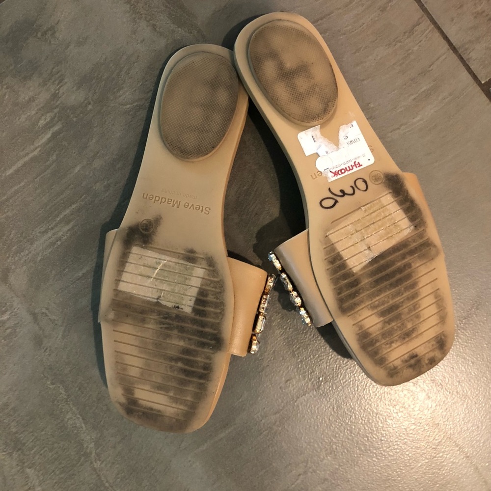 Steve Madden Bling Slides Euc- Like New - image 5